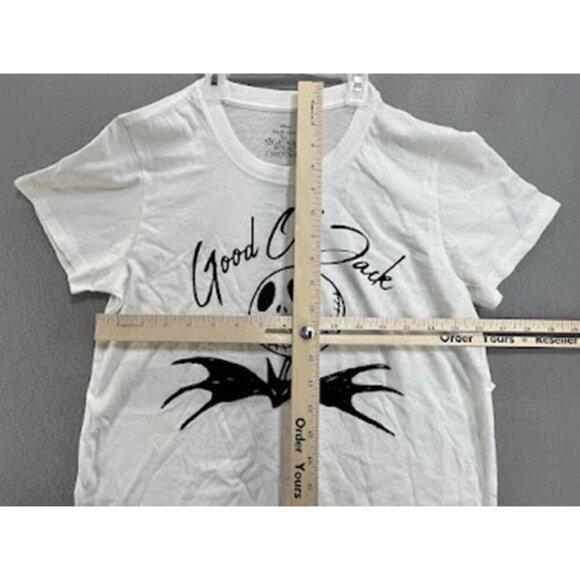 Nightmare Before Christmas T-Shirt Adult Medium White Tee Cotton Short Sleeve - Picture 3 of 5